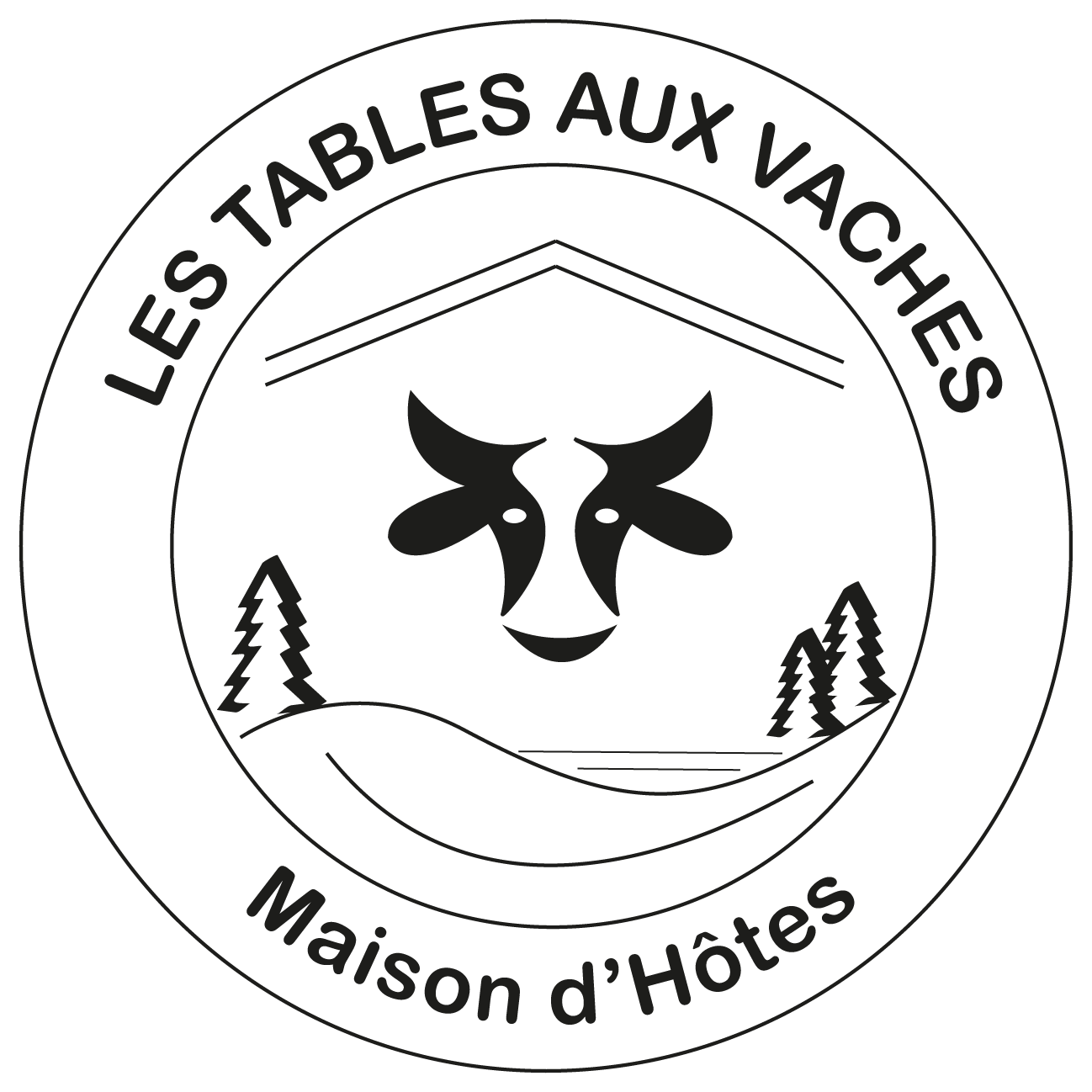 Les Tables Aux Vaches - Logo