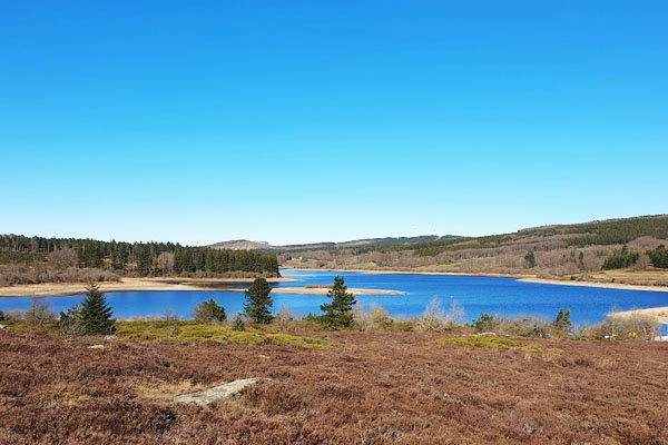 Le lac de Vésoles dans l'Hérault